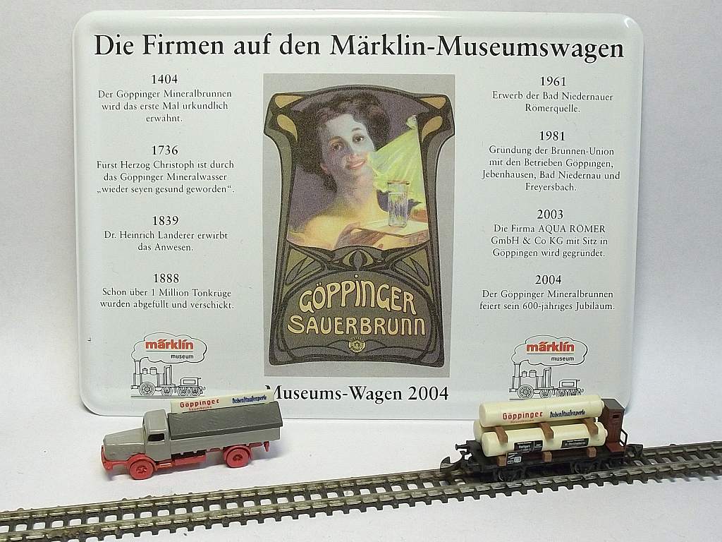 Die Firmen auf den Märklin Museumswagen (2004)
