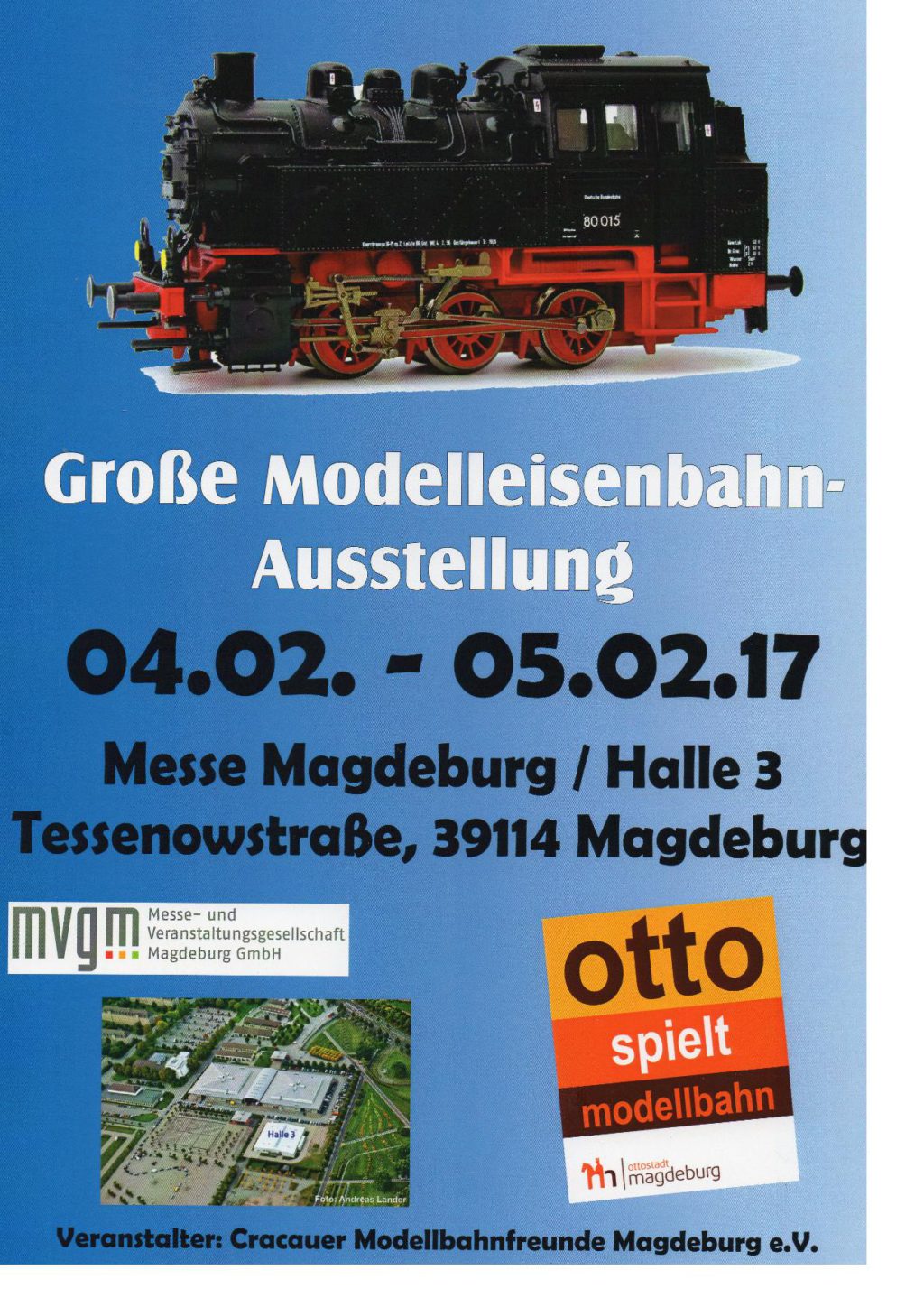 Jährliche Modellbahnausstellung der Cracauer Modellbahnfreunde 2017