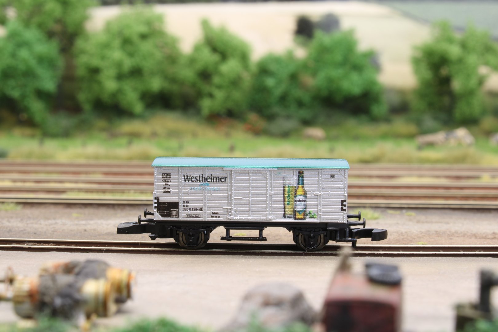 Märklin 98168 – Märklin Z-Güterwagen G10 mit Sonderdruck Westheimer Obergäriges