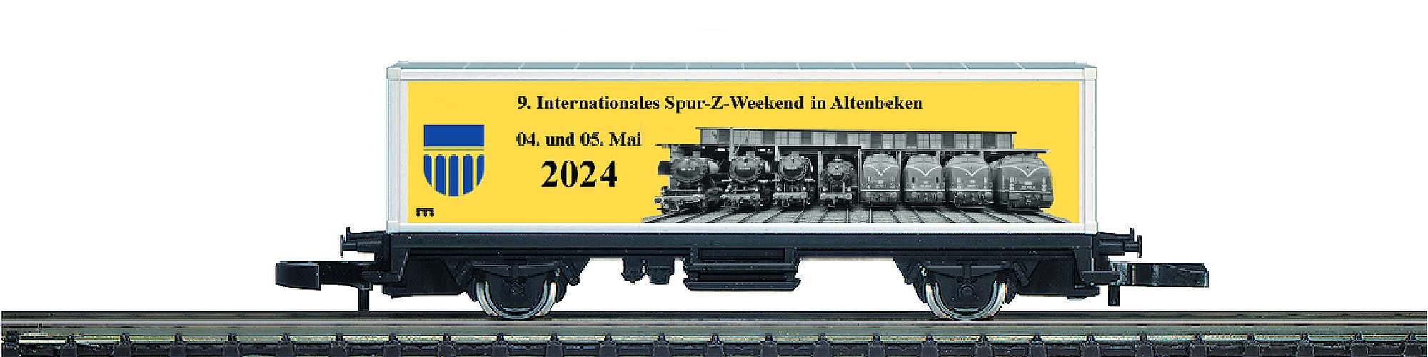 Märklin 8617.147 Containerwagen „Spur Z-Weekend Altenbeken 2024“